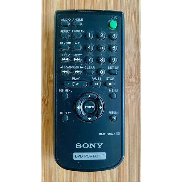 Sony RMT-D182A Remote Control For Portable DVD Players - Picture 1 of 5